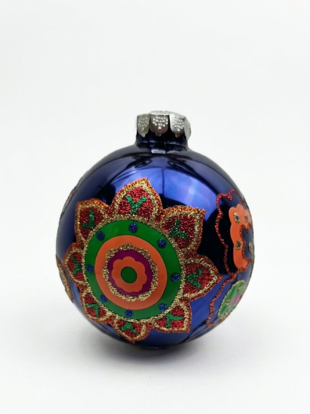 NWOT Vera Bradley Venetian Paisley 2013 Ornament Christmas Holiday Glass Floral